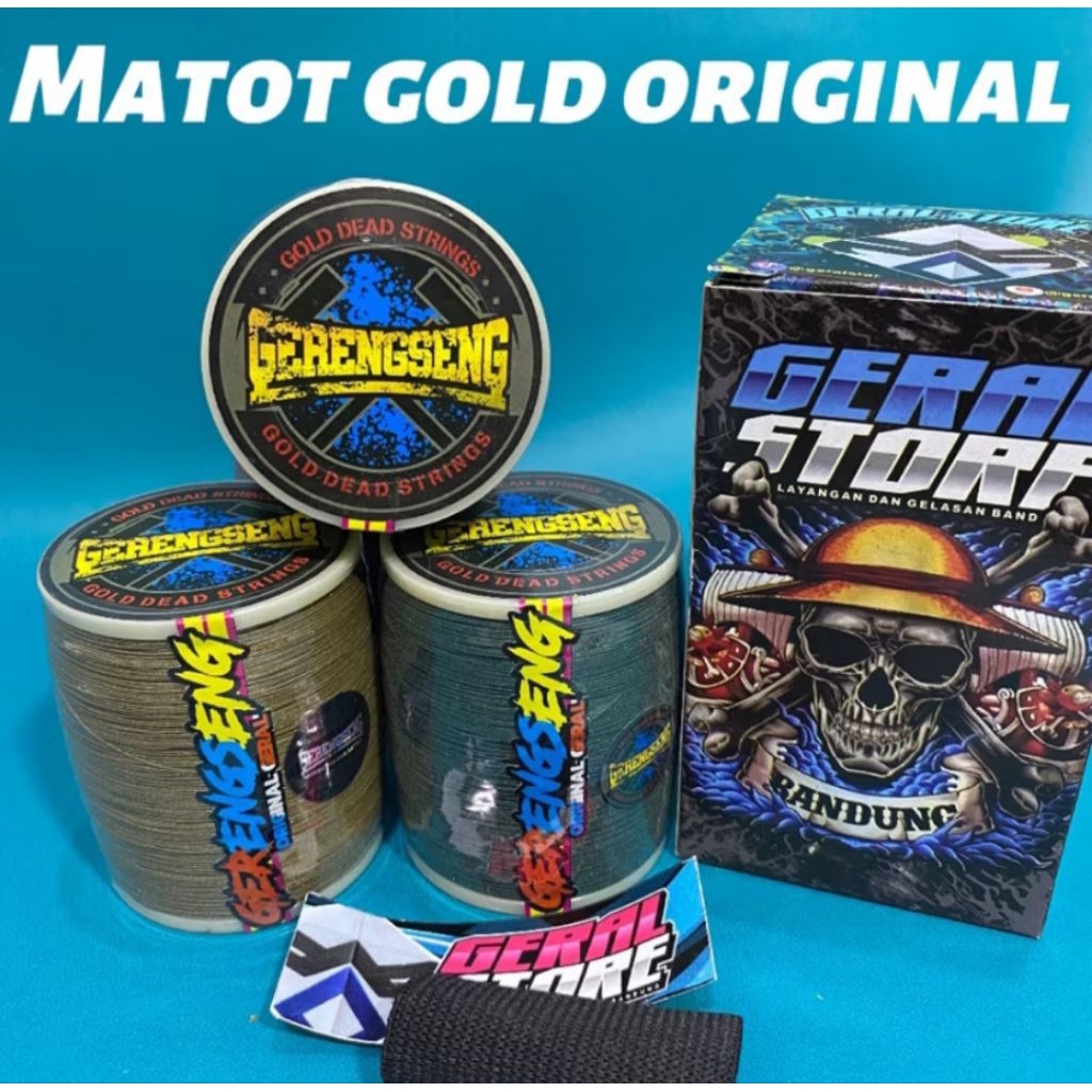 gelasan GERENGSENG matot gold 0,22 .2000yard