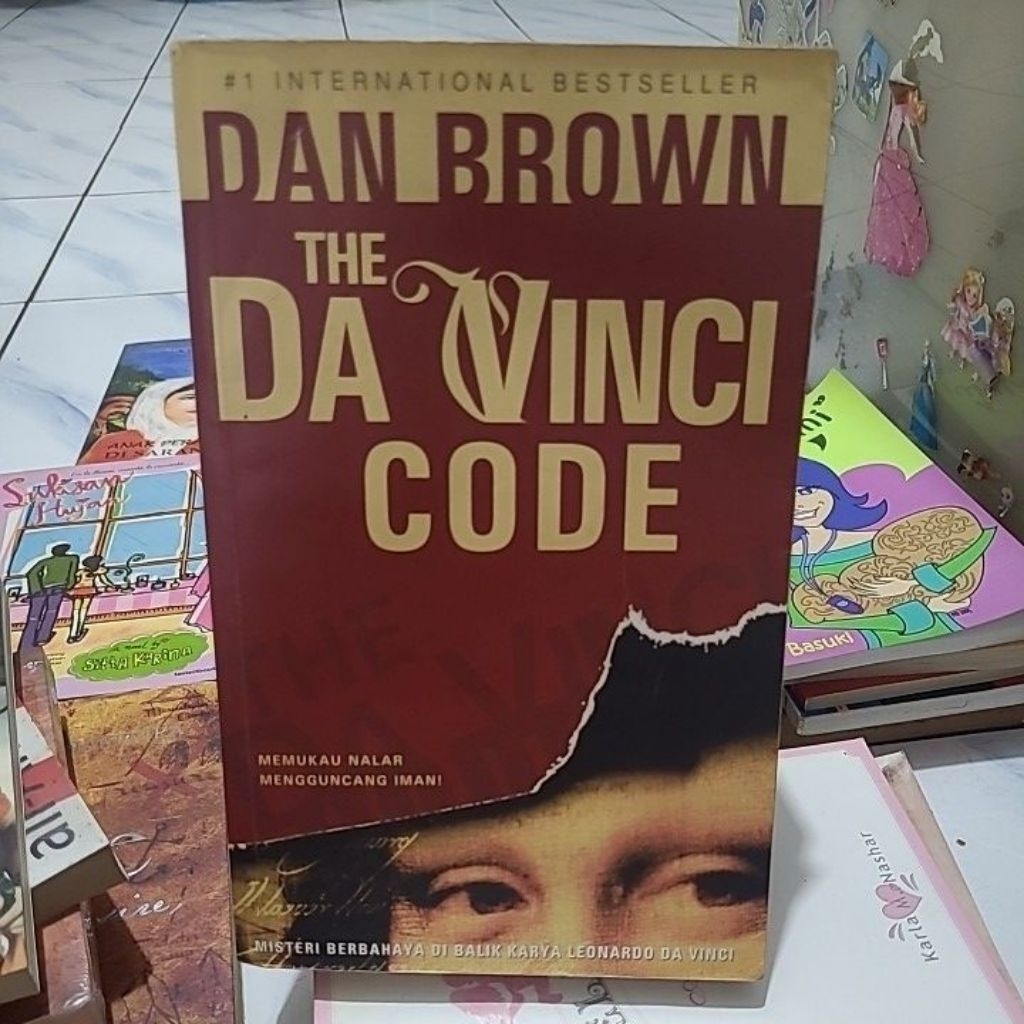 PROMO NOVEL PRELOVED - THE DA VINCI CODE - DAN BROWN