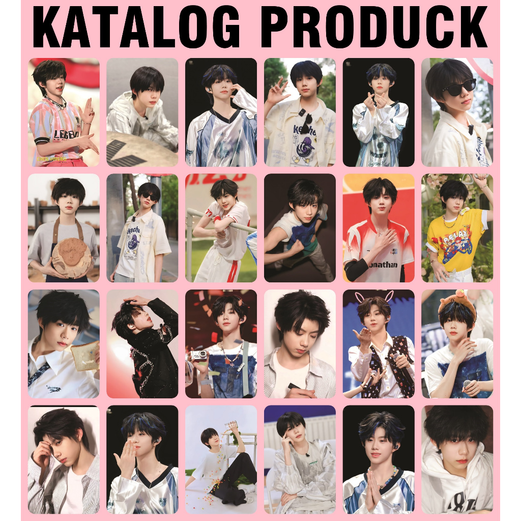 Luxiastore_ " Gratis Gantungan Kunci " Photocard Chen Yiheng Tf Family Gen4 50 Pcs , Bisa Langsung