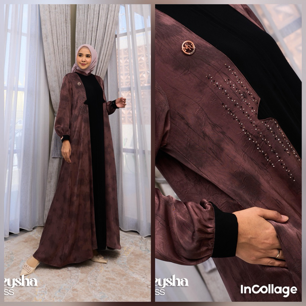 ALEYSHA DRESS GAMIS TERBARU MAREVI ORIGINAL