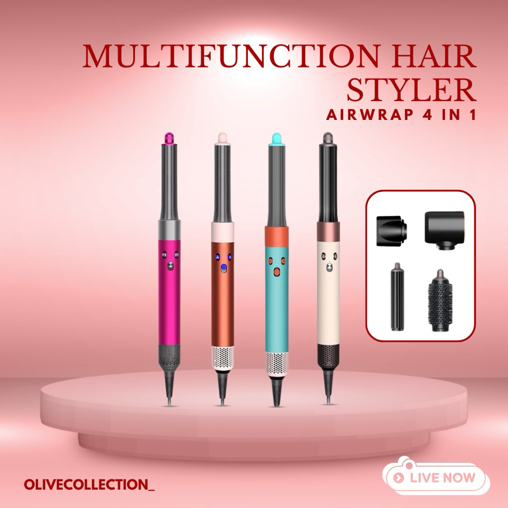[FAST PO 7 DAYS] OEM MULTIFUNCTION HAIR STYLER AIRWRAP 4 IN 1