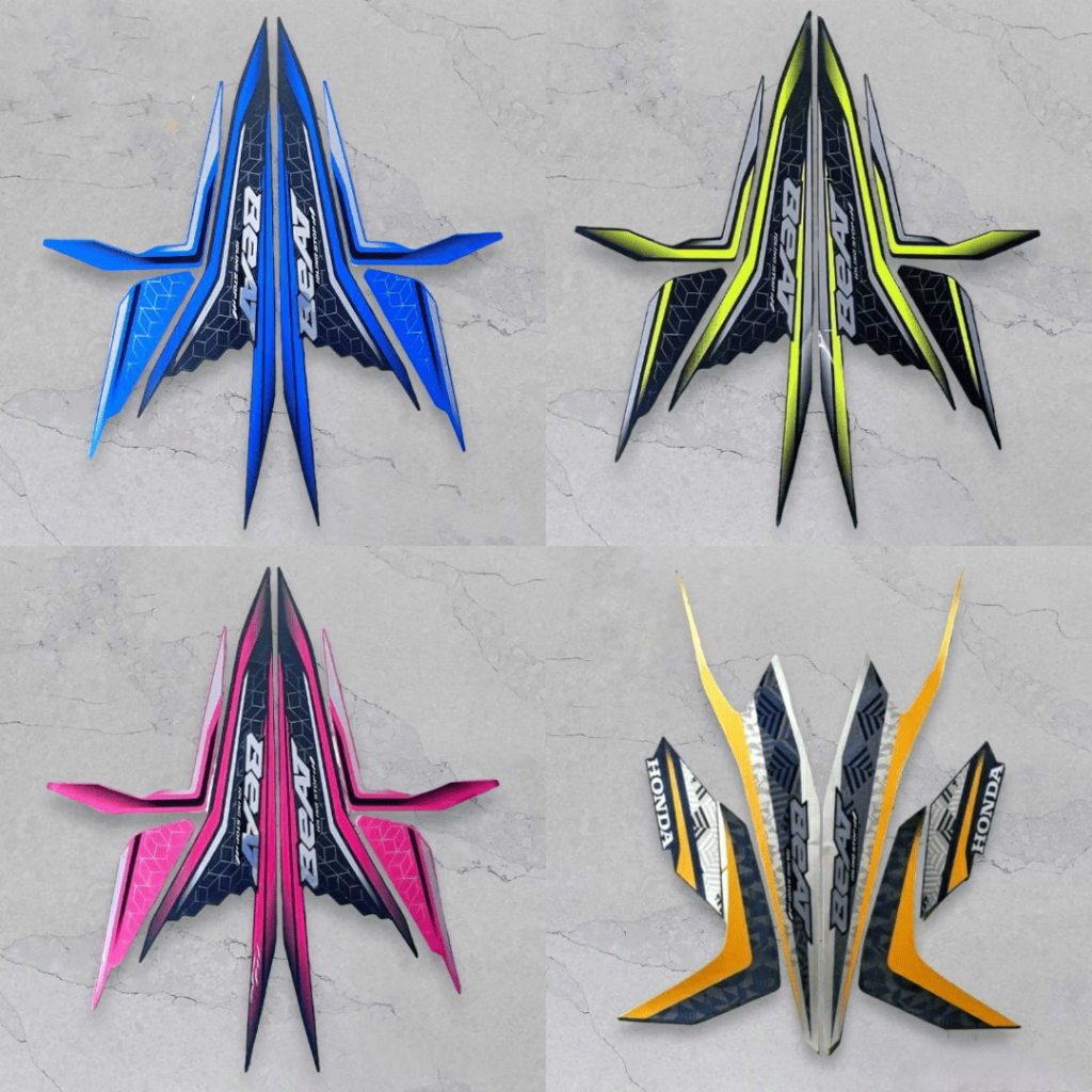 stiker striping honda beat fi 2020 lis body berkualitas fullset