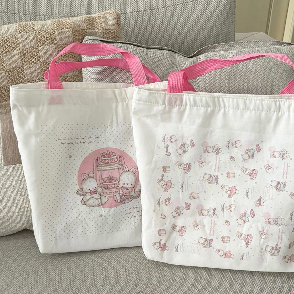 Mocorie - Sorcelledsee Coquette Totebag / Coquette Lunch Bag / Tas Bekal Coquette / Tas Makan Coquet