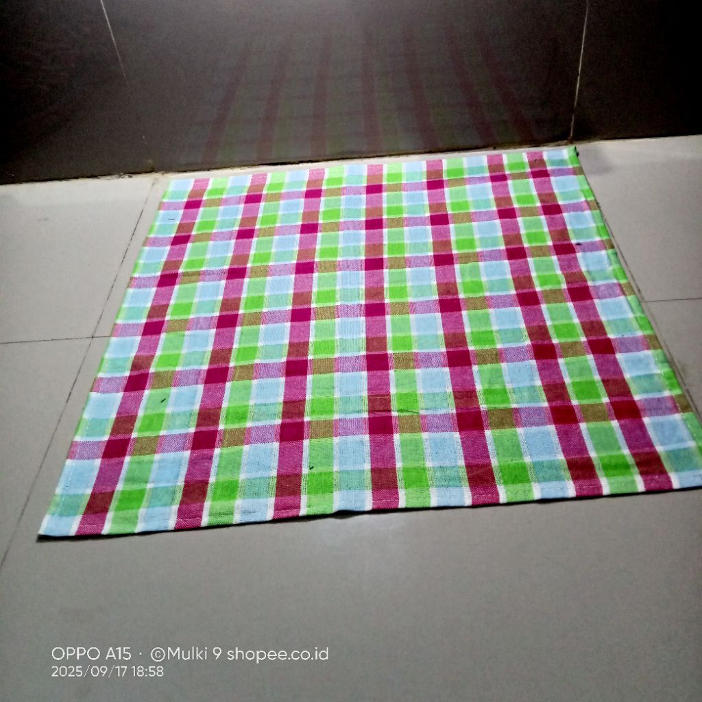 serbet premium 60x60 cm kombinasi warna full katun.