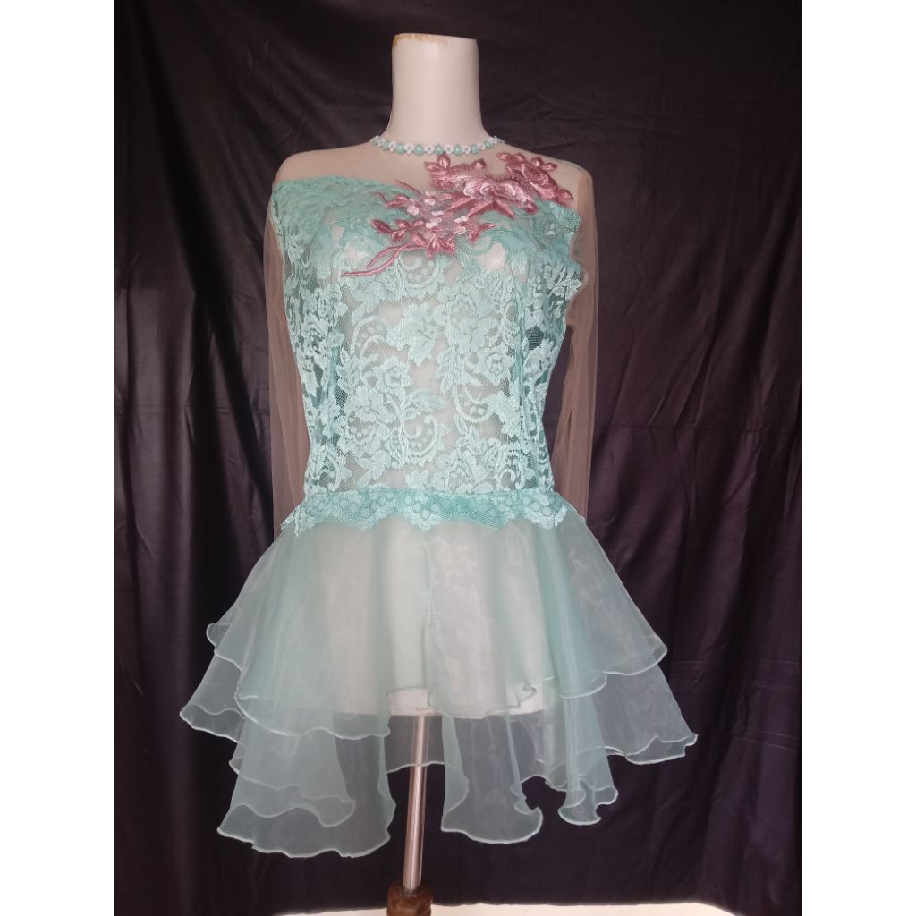 preloved kebaya peplum tanpa manset/ kamisol