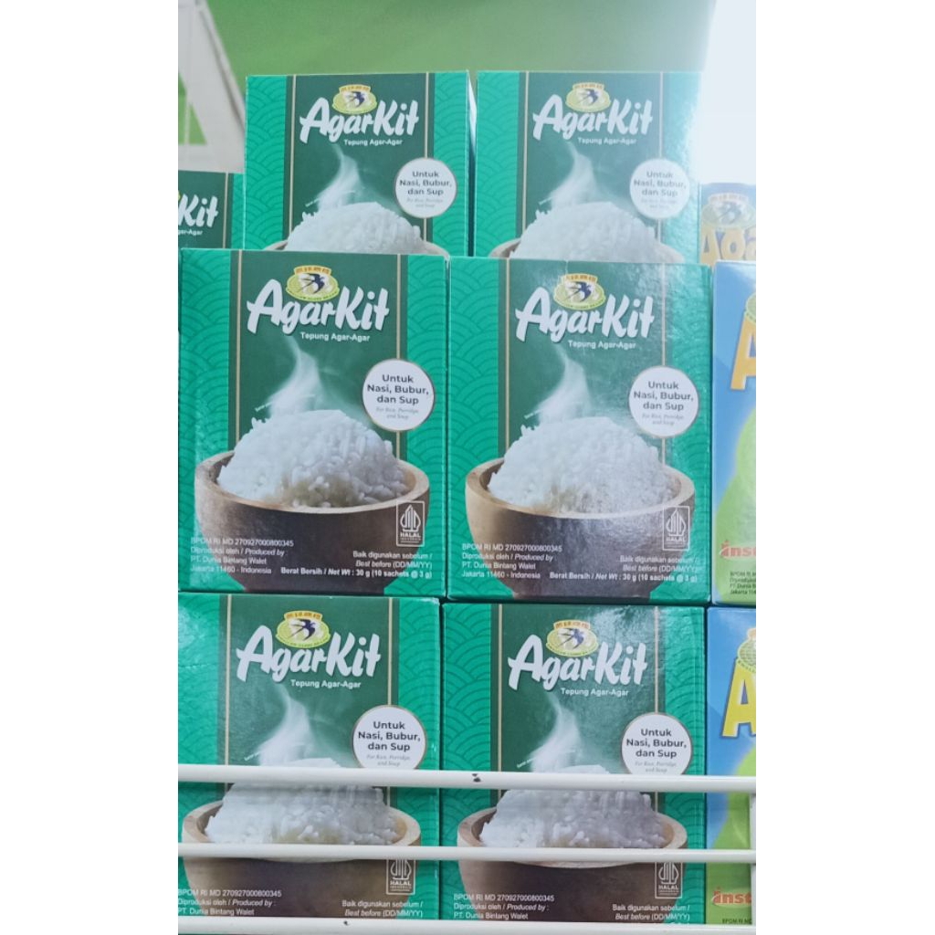 

Swallow Agar Kit Tepung Agar Campuran Sup Nasi Bubur 30 gr