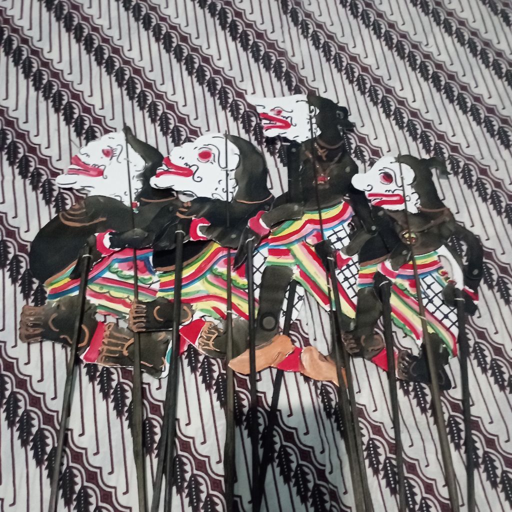 Wayang Punokawan Komplit 4 WAYANG SEMAR GARENG PETRUK BAGONG