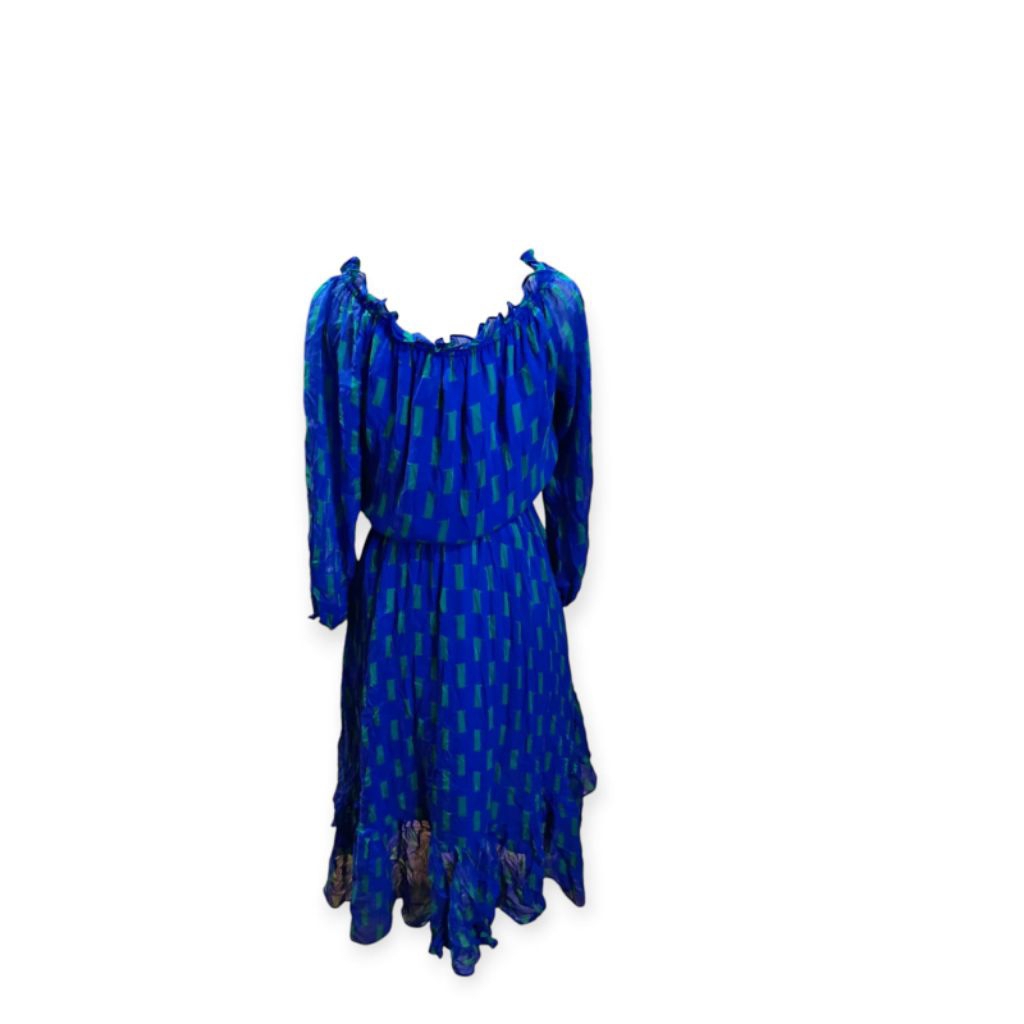 Diane Von Furstenberg Purple Midi Dress