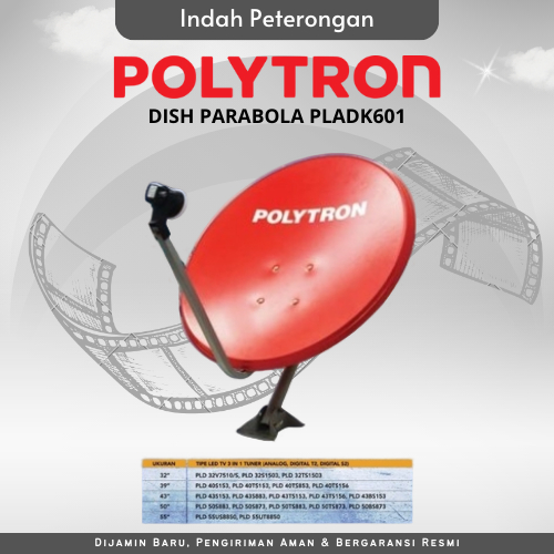 Dish Parabola Polytron PLADK601/Antena Parabola Polytron