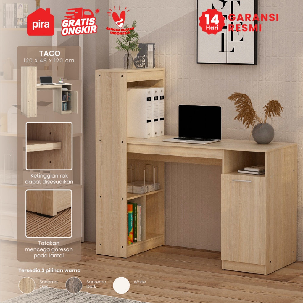 Pira Metropolis - Taco Meja Kerja / Meja Belajar