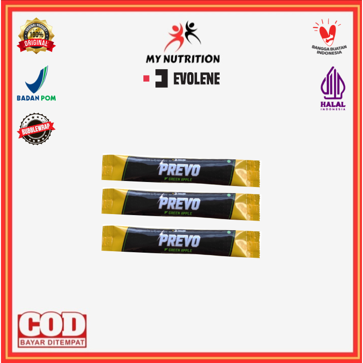 Evolene PREVO Pre Workout Sachet Ecer Suplemen Preworkout PWO Fitness Gym Minuman Energi Energy Drin