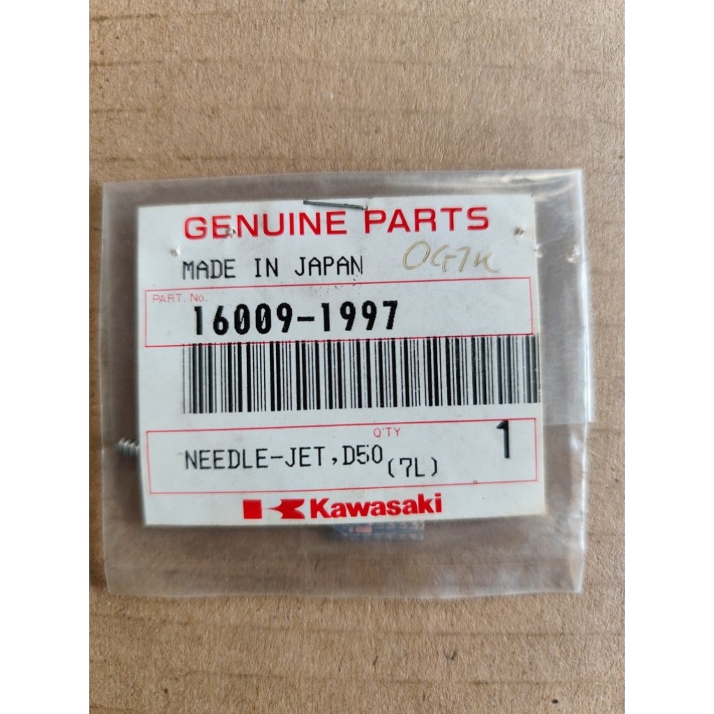 jarum skep karburator kawasaki kaze original nos