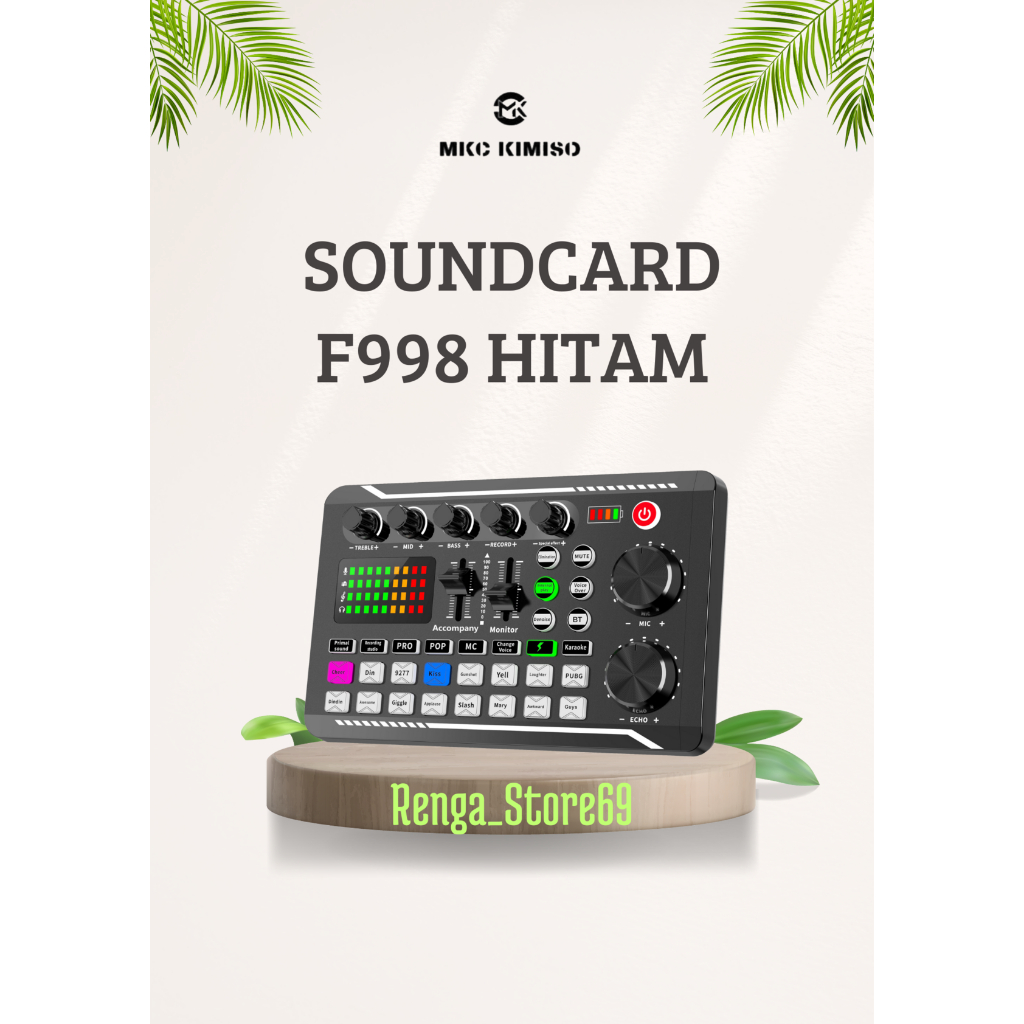 SOUNDCARD LIVE F998 HITAM SOUNDCARD AUDIO BROADCAST