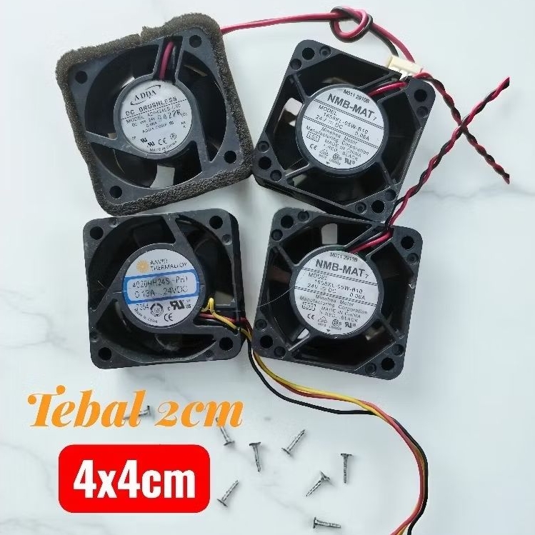 Kipas DC 4cm 24V / Tebal 2cm