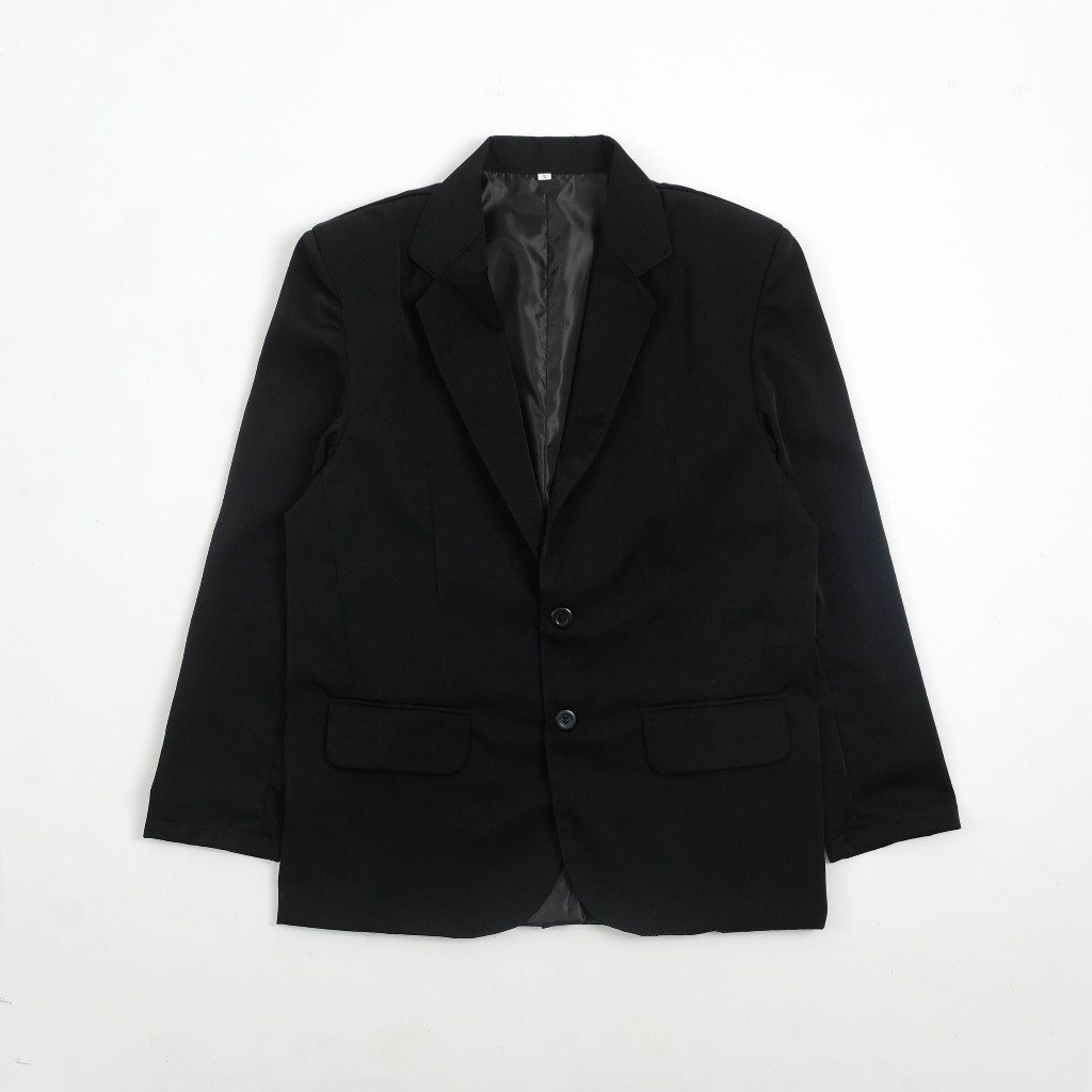 JAS FORMAL HITAM POLOS ALMAMATER KAMPUS OSIS SMP SMA