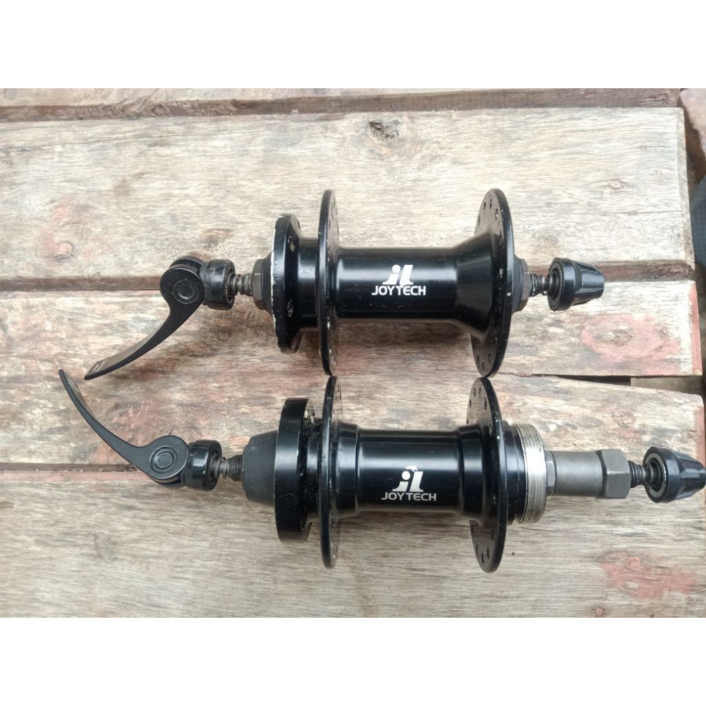 hub freehub joytech 32hole drat ulir 6 bolt depan dan belakang
