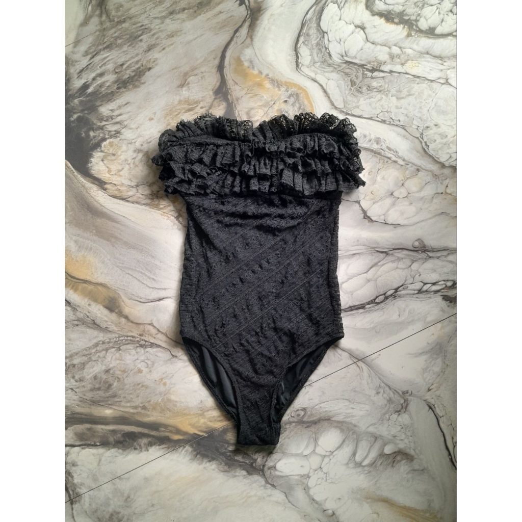 Bodysuit With Lace, Bodysuit Brukat