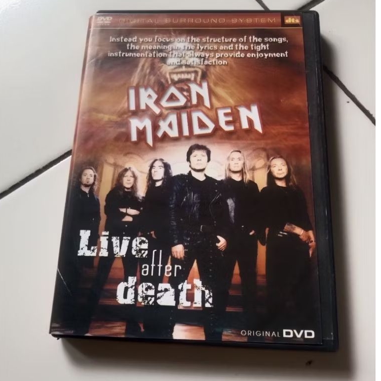 DVD Original Music Iron Maiden - Live After Death
