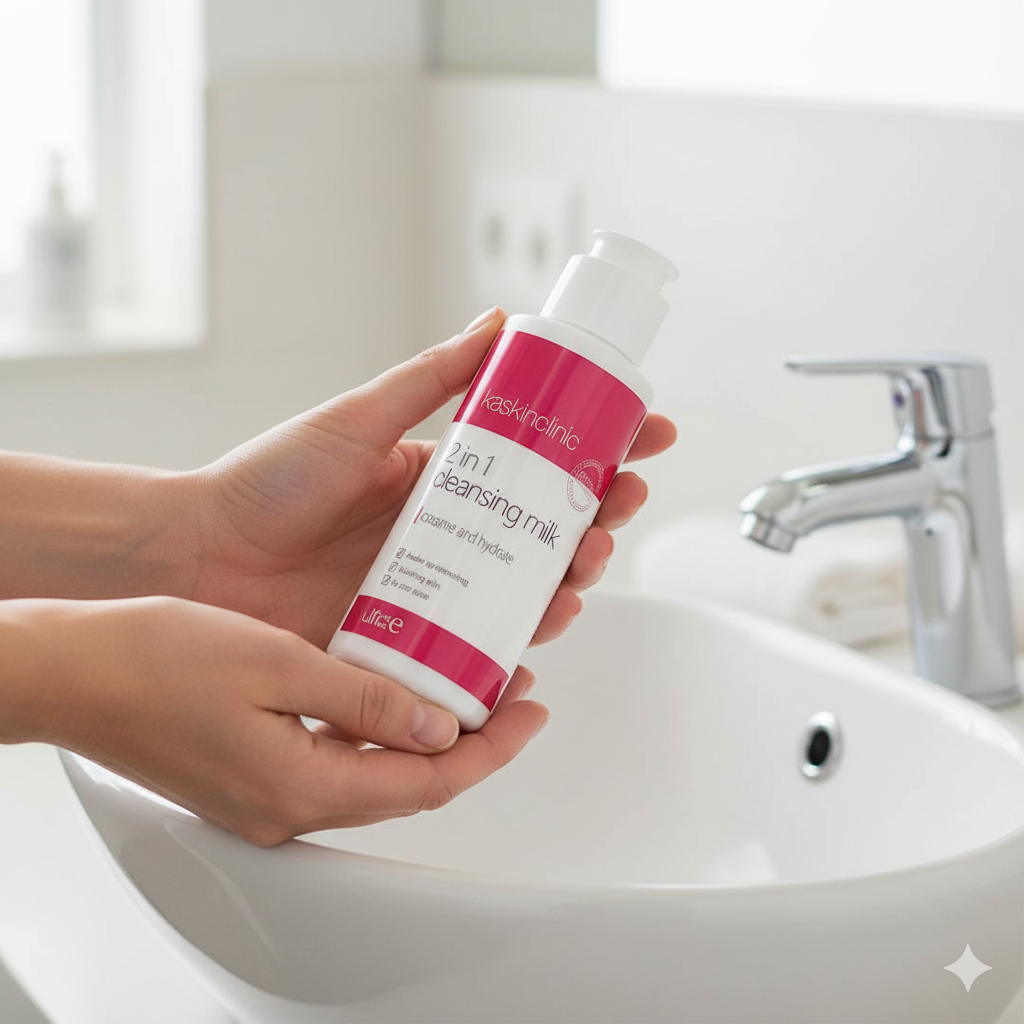 KZ Skin Clinic 2 IN 1 Cleansing Milk 100ml – Clean & Hydrate, Mencerahkan & Melembapkan Kulit