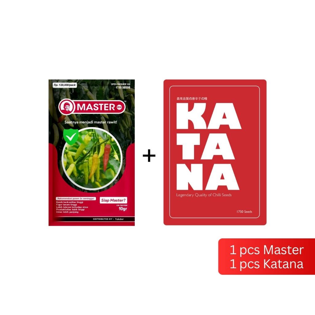 1 MASTER 1 KATANA - Benih Cabe Rawit