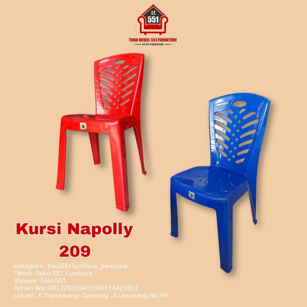 Kursi Plastik Napolly 209
