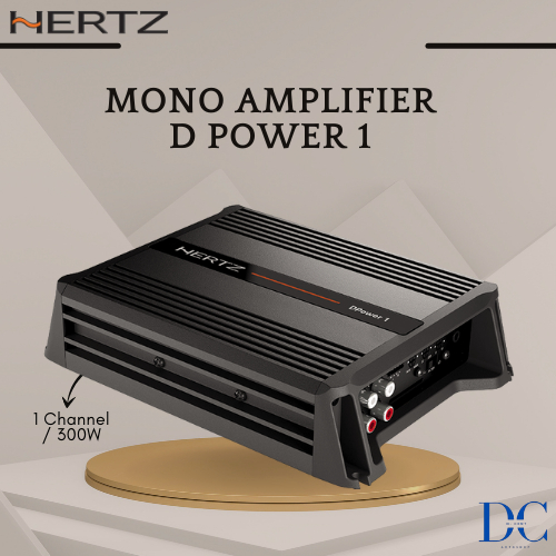 Power Monoblock Amplifier Mobil - Amplifier D Power 1 Hertz - 1 Channel - Class D Mono Amplifier - P
