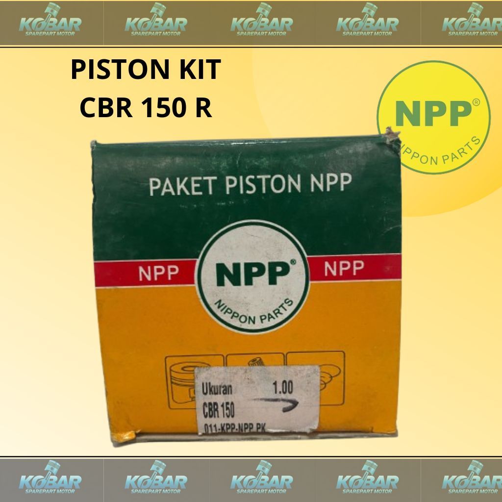 NPP PISTON/SEHER SET CBR 150 R/ SONIC 150 R/ SUPRA GTR 150 KPP
