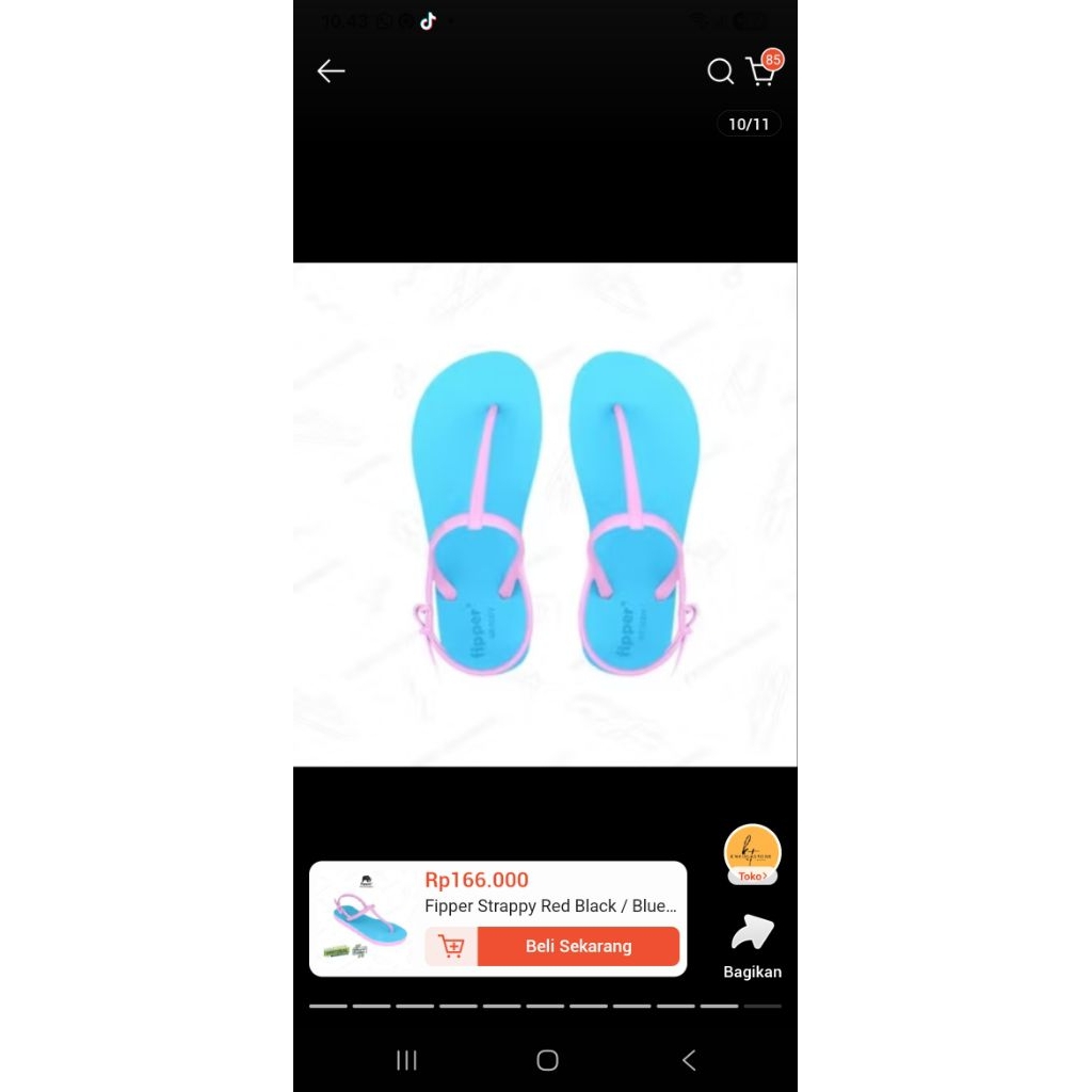 Sandal fipper strappy