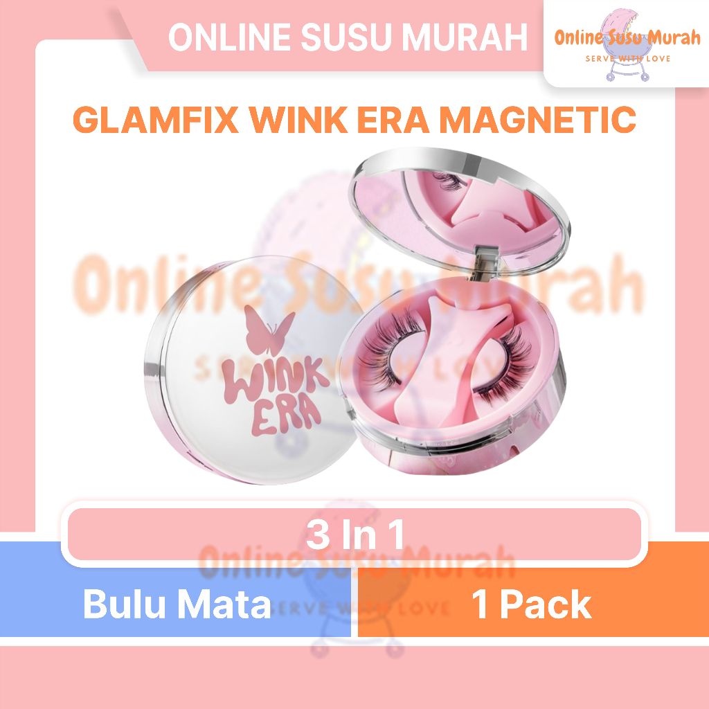 GLAMFIX WINK ERA ALLURING BRINK MAGNETIC 3 IN 1 - BUKU MATA MAGNET PALSU PRLA