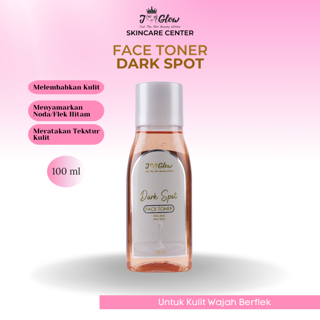 Jglow Skincare Face Toner Dark Spot Aha Perawatan Wajah Flek