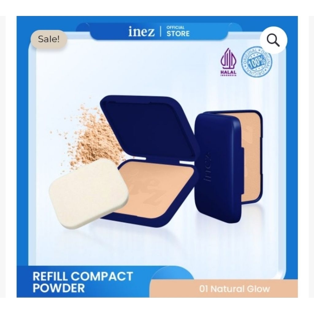 REFILL COMPACT POWDER INEZ/Bedak inez Compact  isi ulang