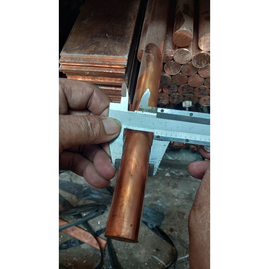 Grounding as tembaga 25mm x 100mm