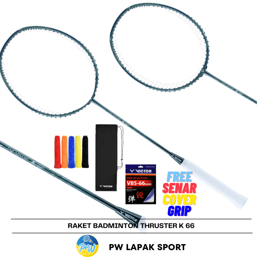 raket badminton victor Thruster K 66 TK 66 TK66 ORIGINAL