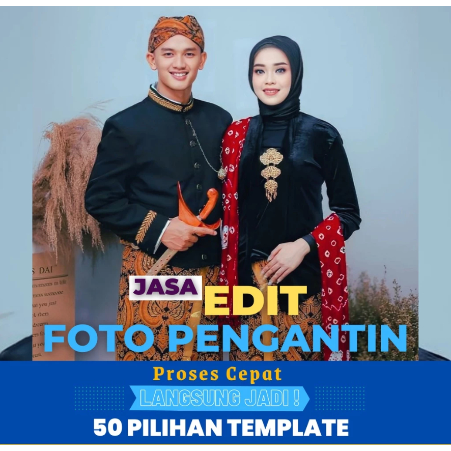 Edit foto ganti wajah / Edit foto pengantin / Edit foto preweding / Edit foto pernikahan