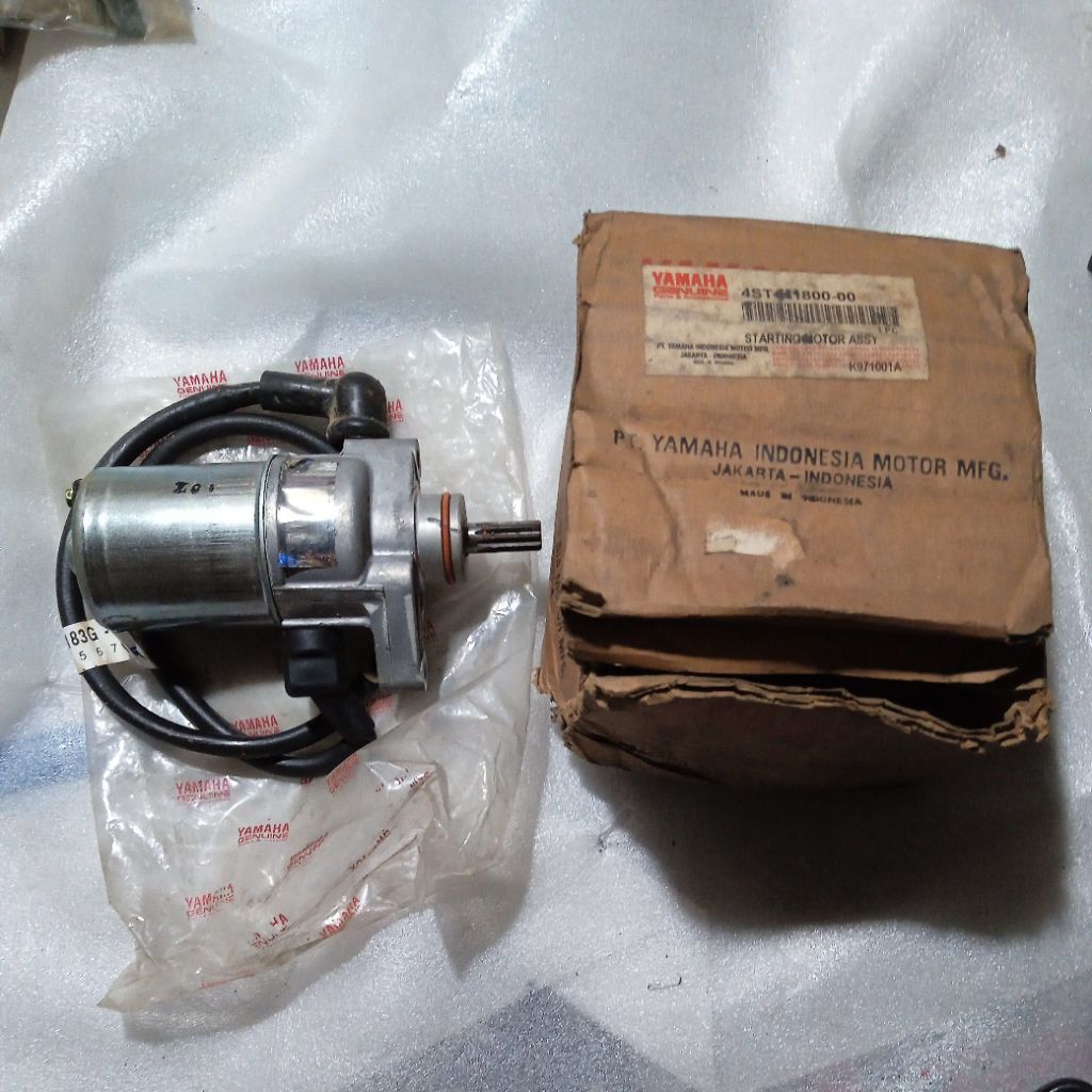 4ST H1800 00 original YGP Yamaha genuine part NOS DINAMO elektrik STARTER ASSY fulset VEGA R LAMA JU