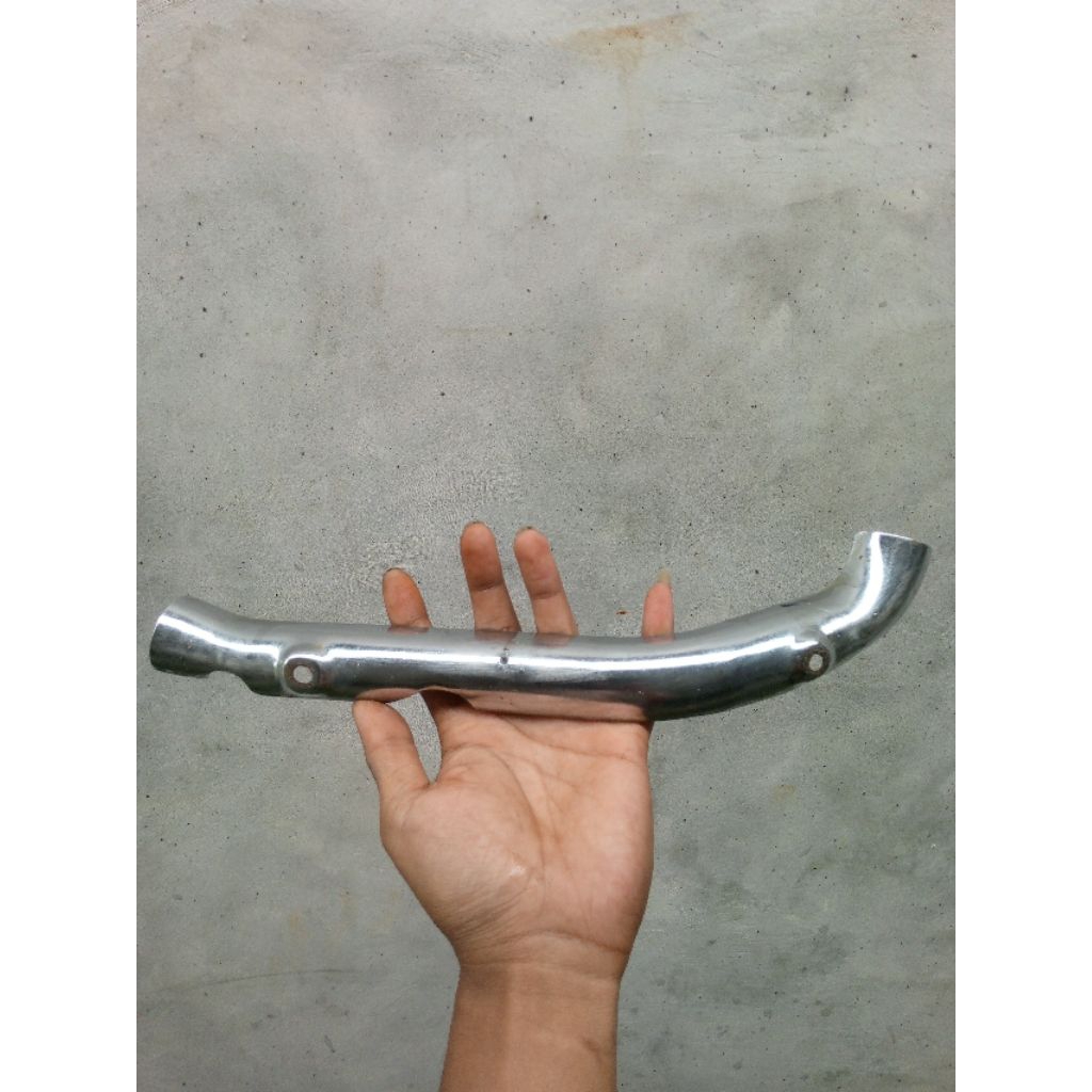 cover pelindung knalpot depan yamaha crypton original
