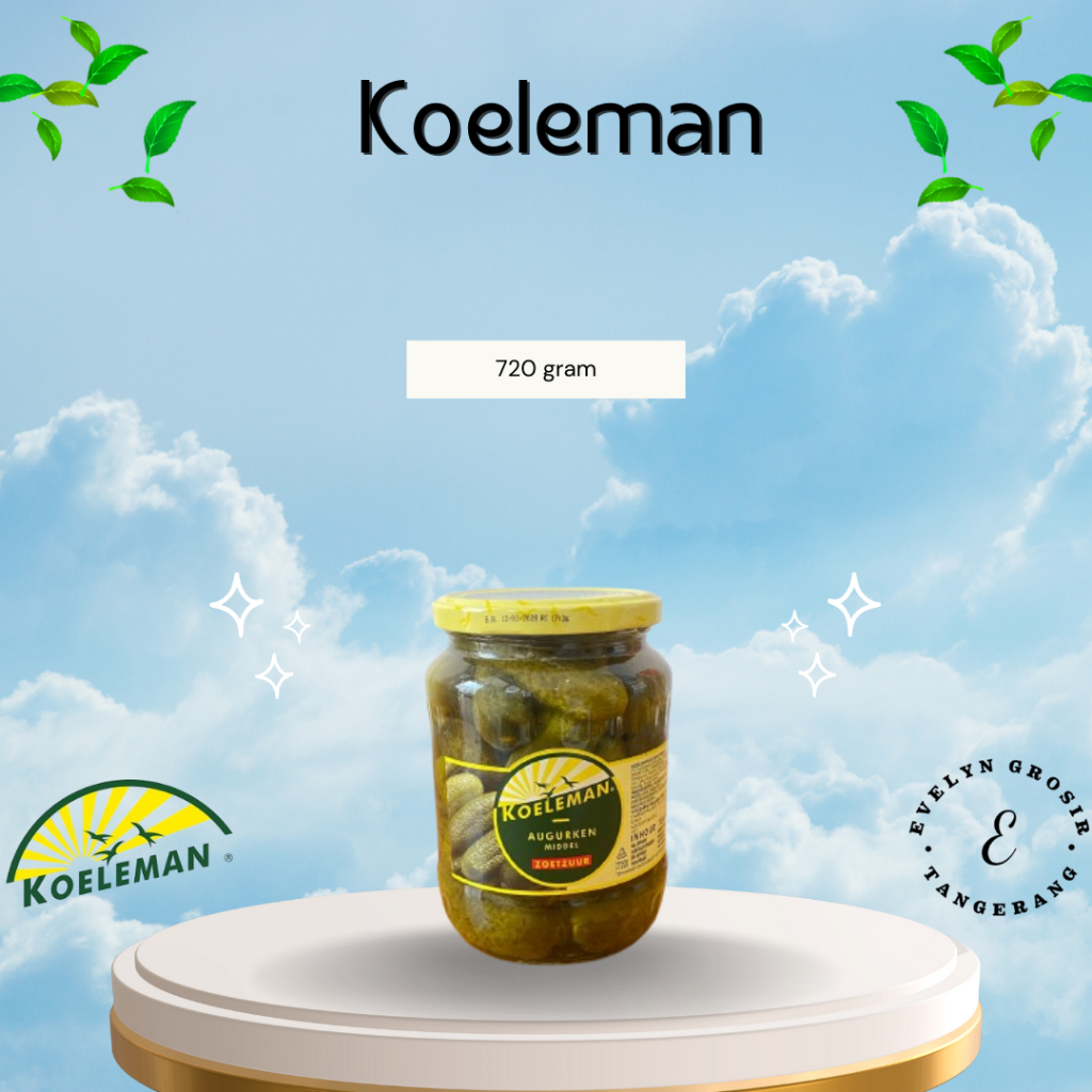 

Acar Mentimun / Dill Gerkins / Dill Gerkins Pickles Koeleman 720gr