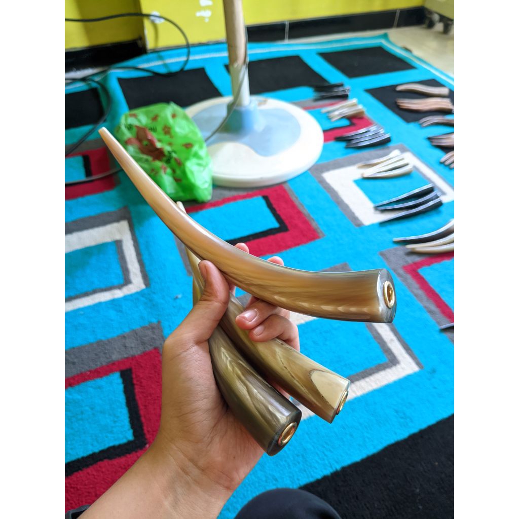 Pipa once tanduk kerbau bule super berkualitas