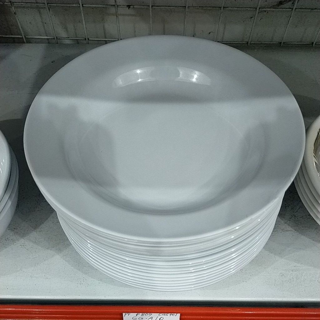 CASTEL - PIRING MAKAN 8.5" & MANGKOK 6.5" - MELAMIN CASTEL