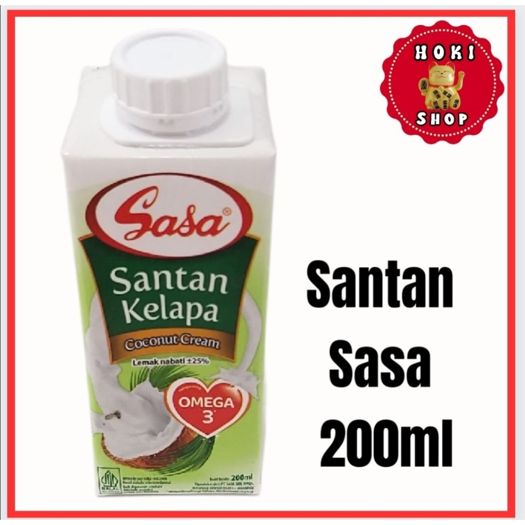 Santan Sasa 200ml / Santan Cair Sasa Instan / Sasa Santan