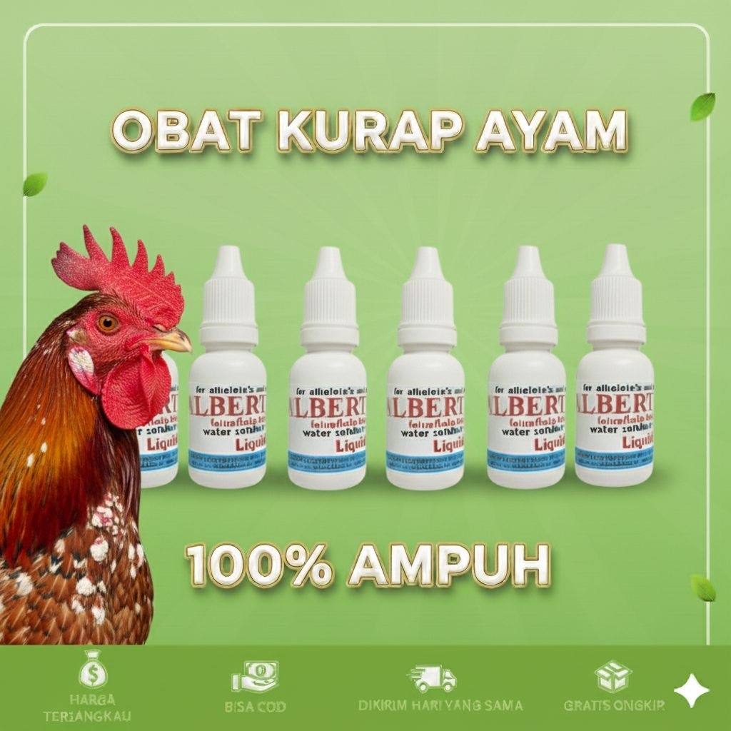 ALBERT TOP Liquid Obat Korep Ayam Super Ampuh
