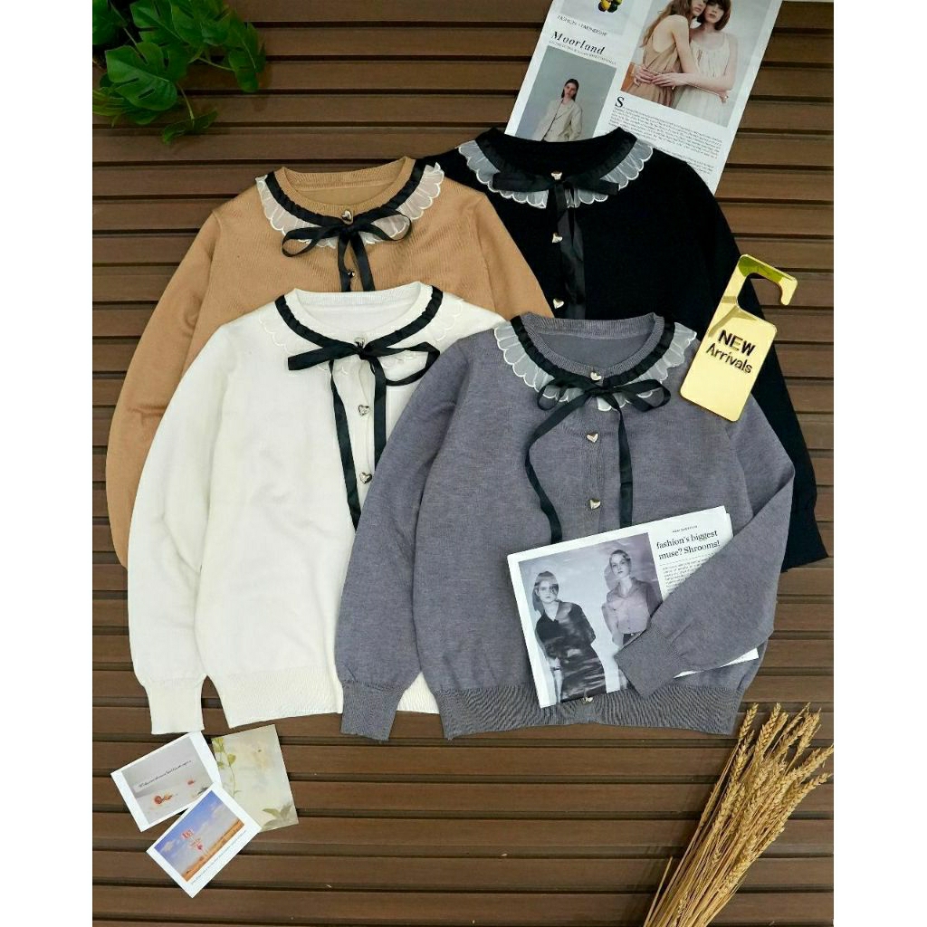 sweater renda wanita