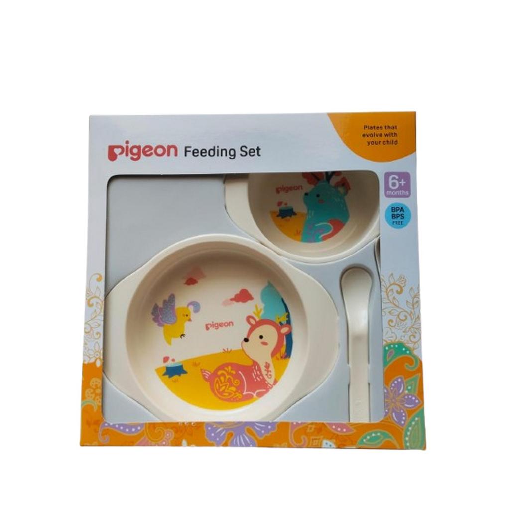 Pigeon Feeding Set Mini / Set Tempat Makan Bayi 6m+