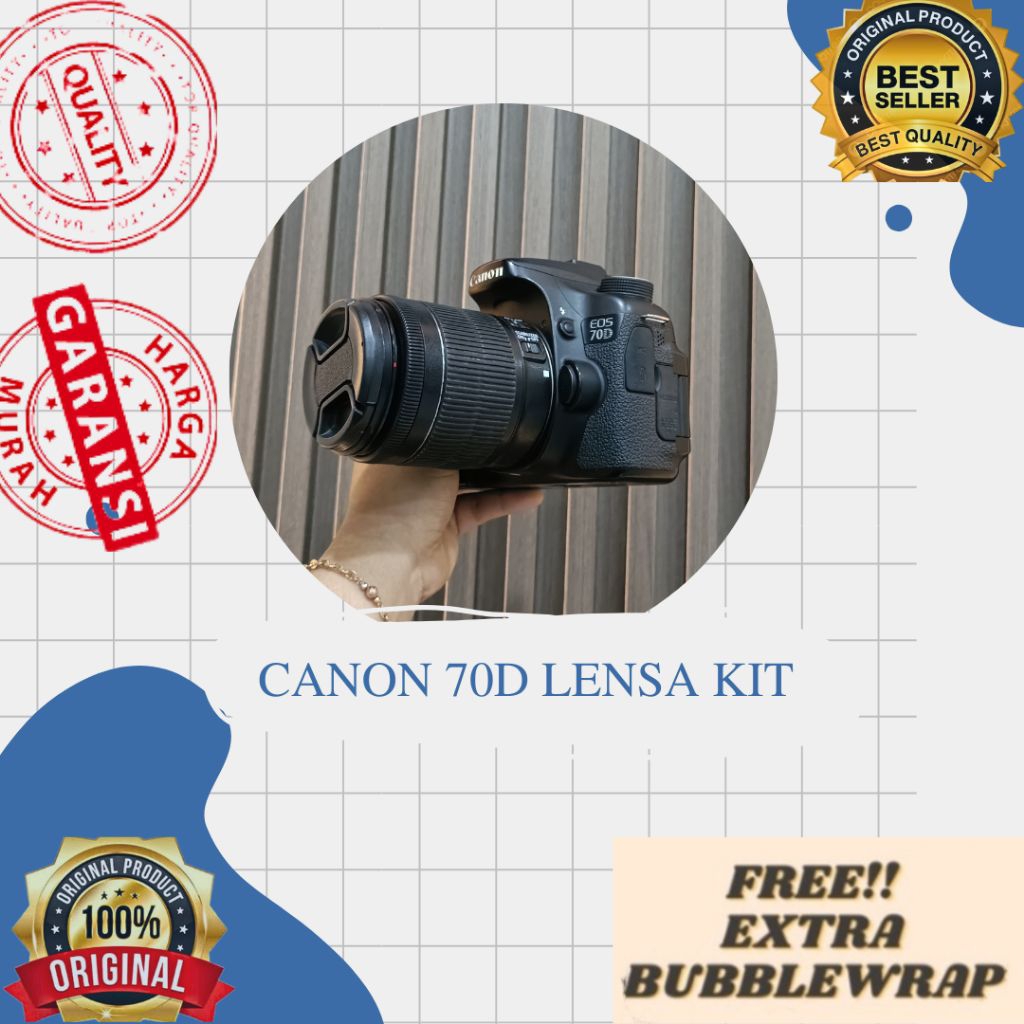 CANON 70D LENSA KIT