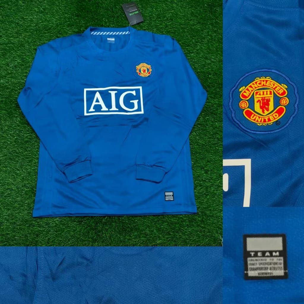 JERSEY RETRO VINTAGE MU HOME LONGSLEEVE AIG 2008/2009 AAA CLASSIC / Jersey Vintage Longsleeve.
