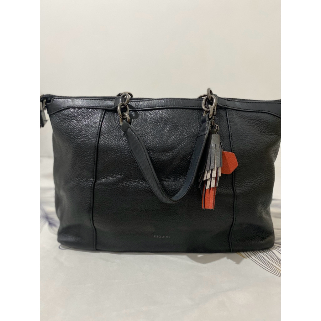 totebag hitam esquire tas wanita