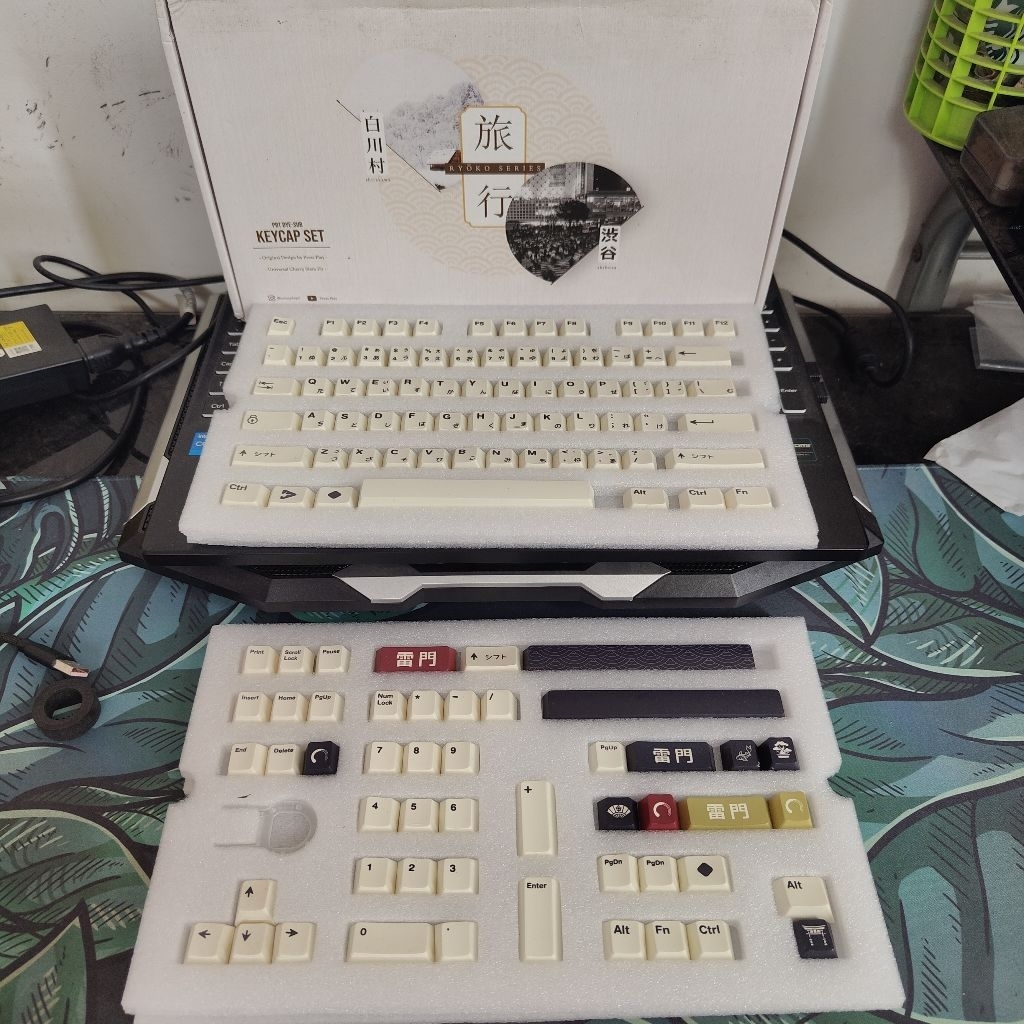 Press Play Shirakawa PBT Keycaps Japanese Root Set Cherry Profile