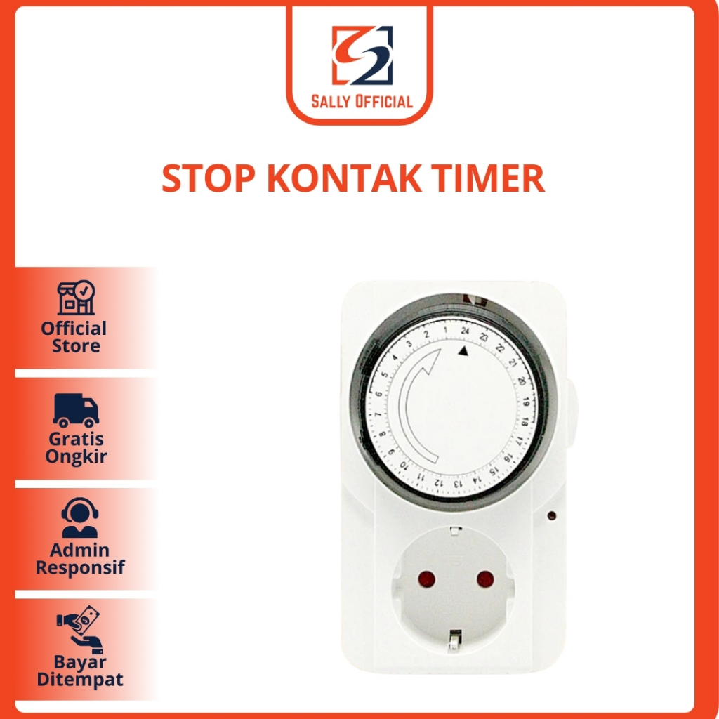 Stop Kontak Timer Analog /stop kontak Timer