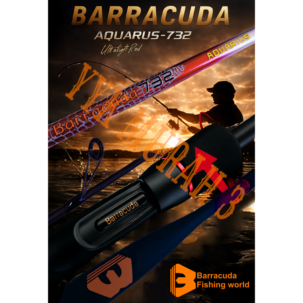 Joran Ultralight Barracuda Aquarius | Braiding Tech, Alconite Guide,  Monocoque Handle UL - 732 MURA