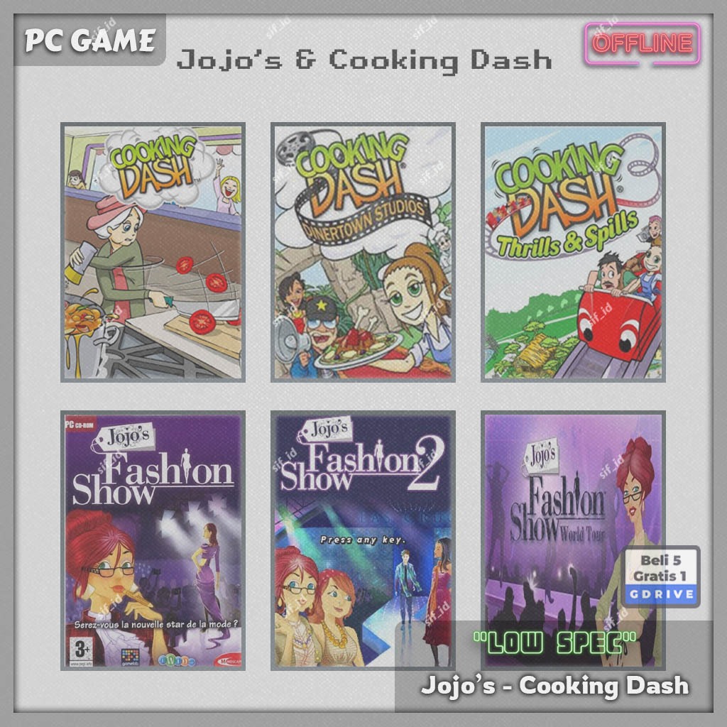 Jojo's Fashion Show & Cooking Dash Koleksi - PC Game